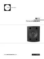 White Acoustics WA 15S Operation Manual preview