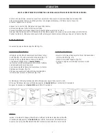 Preview for 4 page of White and Brown EX 827 AREZZO User Manual