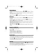 Preview for 5 page of White and Brown EX 830 Lazzio User Manual