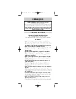 Preview for 2 page of White and Brown FA 822.1 User Manual