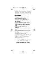 Preview for 3 page of White and Brown FA 822.1 User Manual