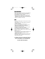 Preview for 8 page of White and Brown FA 822.1 User Manual