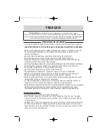 Предварительный просмотр 2 страницы White and Brown FP 591 RIVOLI User Manual