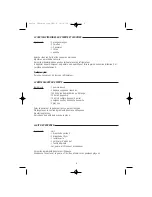 Preview for 8 page of White and Brown JE 614 Acapulco User Manual