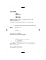 Preview for 10 page of White and Brown JE 614 Acapulco User Manual