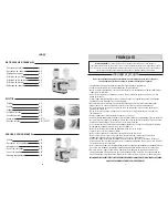 Preview for 3 page of White and Brown LUNCH I-R 521 User Manual