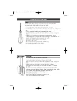 Предварительный просмотр 5 страницы White and Brown MM 596 Malmo User Manual