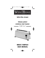 Preview for 1 page of White and Brown TA 695 Scott User Manual