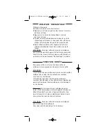 Preview for 6 page of White and Brown TA 695 Scott User Manual