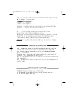 Preview for 5 page of White and Brown TB 580 Melchior User Manual