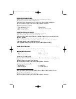 Предварительный просмотр 6 страницы White and Brown TG 570 Fresca User Manual