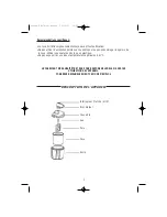 Предварительный просмотр 3 страницы White and Brown TG 579 Strawberry User Manual