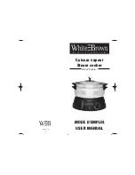 WHITE BROWN CV 532 User Manual preview