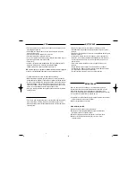 Preview for 7 page of WHITE BROWN CV 532 User Manual