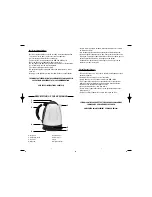 Preview for 3 page of WHITE BROWN DA 910 User Manual