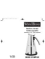 WHITE BROWN DA 916 User Manual preview