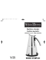 Preview for 1 page of WHITE BROWN DA 916 User Manual