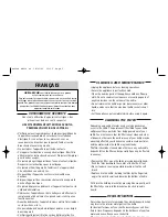 Preview for 2 page of WHITE BROWN DA 916 User Manual