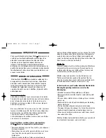 Preview for 4 page of WHITE BROWN DA 916 User Manual