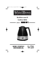 WHITE BROWN DA 967 User Manual preview