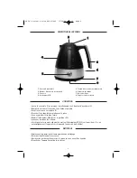 Preview for 4 page of WHITE BROWN DA 967 User Manual