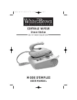 WHITE BROWN DB 713 User Manual preview