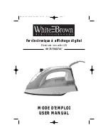 Preview for 1 page of WHITE BROWN DB 723 User Manual