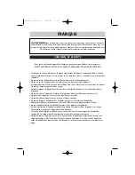 Preview for 2 page of WHITE BROWN FP 563 User Manual