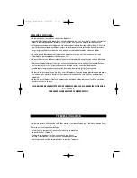 Preview for 3 page of WHITE BROWN FP 563 User Manual