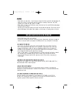 Preview for 6 page of WHITE BROWN FP 563 User Manual