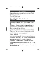 Preview for 18 page of WHITE BROWN FP 563 User Manual