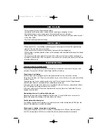 Preview for 19 page of WHITE BROWN FP 563 User Manual