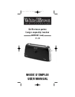 WHITE BROWN TA 654 User Manual preview