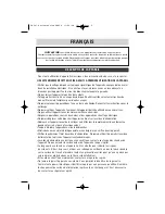 Preview for 2 page of WHITE BROWN TA 667 User Manual