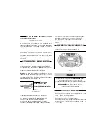 Preview for 8 page of WHITE BROWN TA 689 User Manual