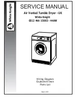 White Knight 0312 44A 15003 - 44AW Service Manual preview