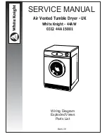 White Knight 44AW Service Manual preview