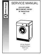 White Knight C427WV Service Manual preview