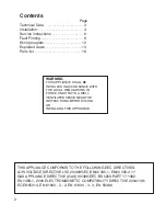 Preview for 2 page of White Knight ECO 43A Installation And Service Instructions Manual