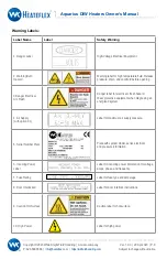 Предварительный просмотр 11 страницы White Knight Heateflex Aquarius Owner'S Manual