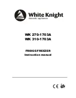 White Knight WK 270-1703A Instruction Manual preview