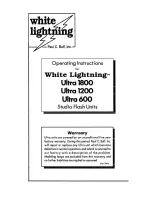 Preview for 9 page of White Lightning UltraZap Operation Manual