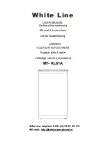 Предварительный просмотр 1 страницы WHITE LINE MT- KL61A User Manual