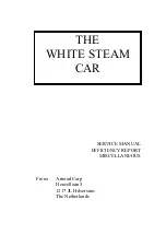 White Motor Company White Steamer M Service Manual preview