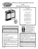 Preview for 1 page of White Mountain Hearth BVD34FP30 Installation Instructions And Owner'S Manual