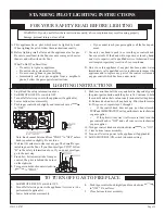 Предварительный просмотр 19 страницы White Mountain Hearth DV25IN33L Installation Instructions And Owner'S Manual