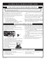 Preview for 19 page of White Mountain Hearth DV33IN33LN-2 Owner'S Manual