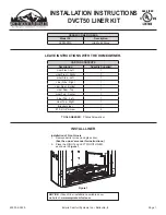 White Mountain Hearth DVP50PWS Installation Instructions Manual предпросмотр