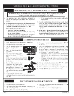 Предварительный просмотр 16 страницы White Mountain Hearth VFDR18LB Installation Instructions And Owner'S Manual