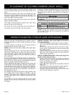 Preview for 12 page of White Mountain Hearth VFP24FP2(0,1,2,3)L(N,P)-1 Installation Instructions And Owner'S Manual